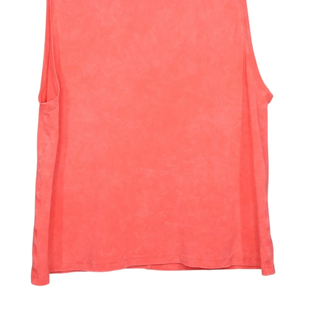 Lululemon Tank Top Womens Size 12-14 Orange Sleeveless Crew Neck Yoga Sports Gym - Picture 4 of 7